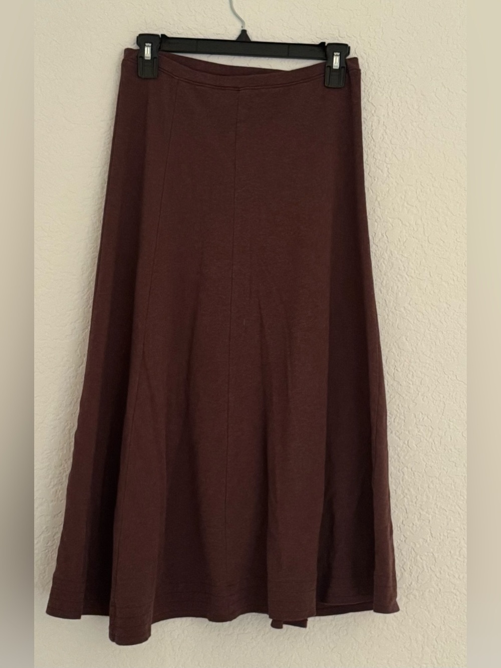 Peruvian Connection Paneled Midi Skirt in PIMA COTTON